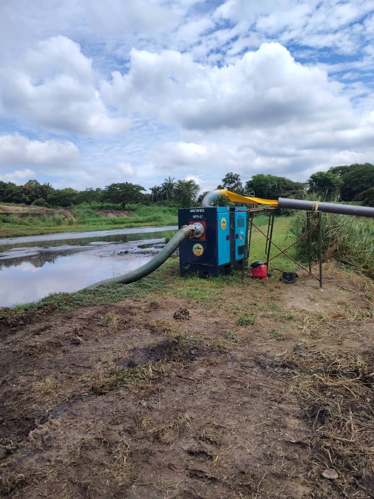 Supply Water Pump 8'' at Kuala Kurau, Perak